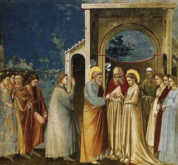 GIOTTO di Bondone Marriage of the Virgin oil painting image